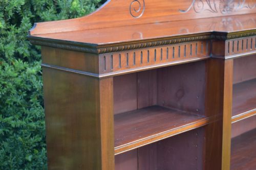 ANTIQUE BOOKCASE LATE VICTORIAN - ADDITIONAL PHOTO 4
