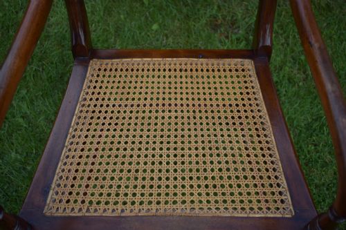 ANTIQUE ENGLISH REGENCY PERIOD CAMPAIGN ARM CHAIR CIRCA 1810 - ADDITIONAL PHOTO 3