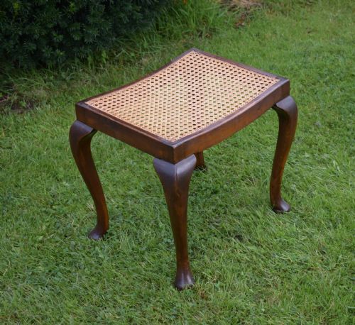 ANTIQUE DRESSING TABLE STOOL - ADDITIONAL PHOTO 1