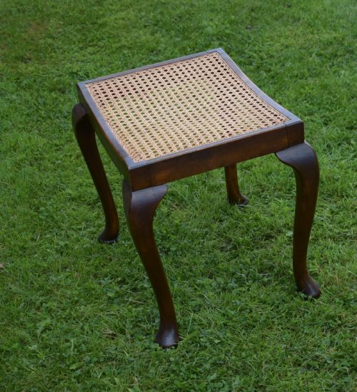 ANTIQUE DRESSING TABLE STOOL - ADDITIONAL PHOTO 2
