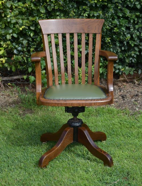antique swivel desk chair - CATEGORY: ANTIQUE CHAIRS - DATED VICTORIAN