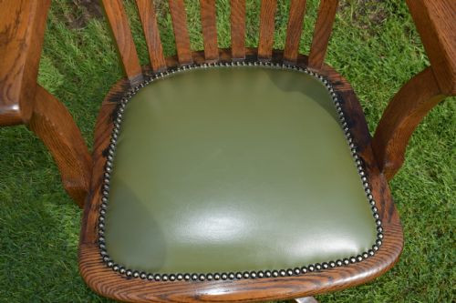 ANTIQUE SWIVEL DESK CHAIR - ADDITIONAL PHOTO 9
