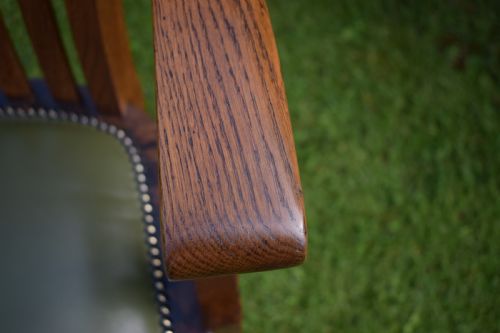 ANTIQUE SWIVEL DESK CHAIR - ADDITIONAL PHOTO 13
