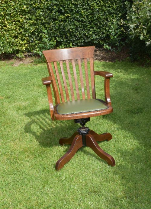 ANTIQUE SWIVEL DESK CHAIR - ADDITIONAL PHOTO 19