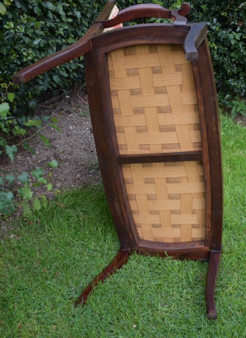 ANTIQUE ARTS CRAFTS MOVEMENT INLAID SOFA COUCH CIRCA 1890 - ADDITIONAL PHOTO 19