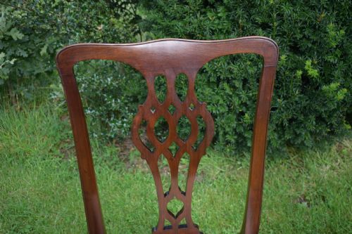 ANTIQUE PAIR OF CHIPPENDALE SIDE CHAIRS - ADDITIONAL PHOTO 8