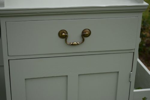 ANTIQUE ARTS CRAFTS HALL STAND - ADDITIONAL PHOTO 4