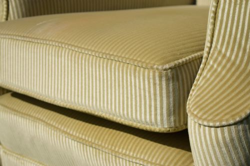 ANTIQUE WING BACK ARM CHAIR - ADDITIONAL PHOTO 5