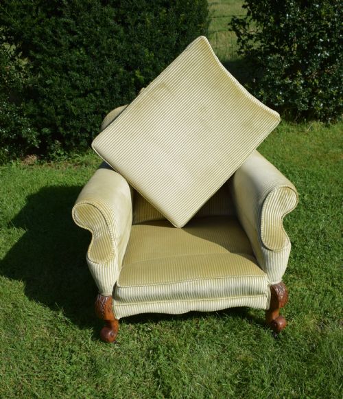 ANTIQUE BERGERE ARM CHAIR - ADDITIONAL PHOTO 11