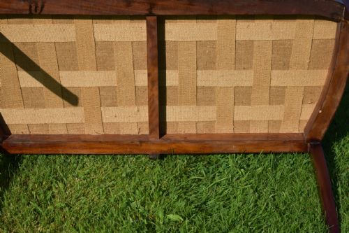 ANTIQUE ENGLISH EDWARDIAN SOFA WINDOW SEAT CIRCA 1910 - ADDITIONAL PHOTO 14