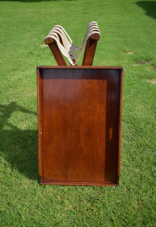 ANTIQUE ENGLISH BUTLERS TRAY ON STAND CIRCA 1850 - ADDITIONAL PHOTO 15