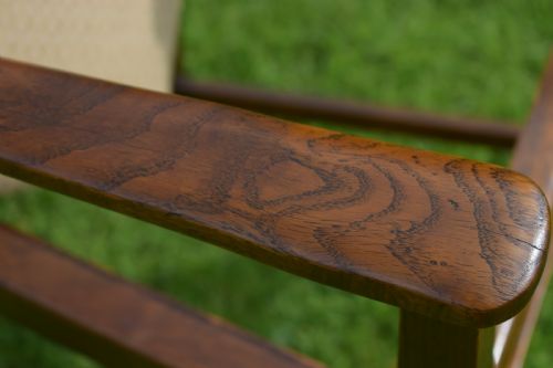 ANTIQUE ARTS CRAFTS ARM CHAIR - ADDITIONAL PHOTO 15