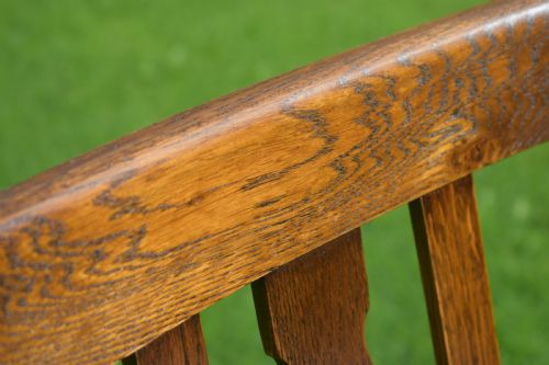 ANTIQUE ARTS CRAFTS ARM CHAIR - ADDITIONAL PHOTO 16