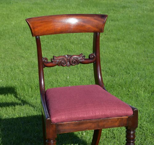 ANTIQUE ENGLISH EARLY VICTORIAN SIDE CHAIR CIRCA 1850 - ADDITIONAL PHOTO 13