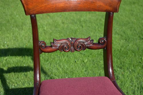 ANTIQUE ENGLISH EARLY VICTORIAN SIDE CHAIR CIRCA 1850 - ADDITIONAL PHOTO 15