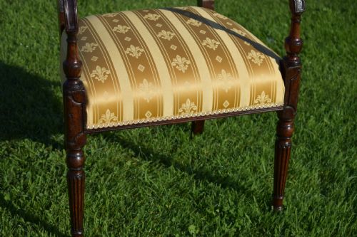 ANTIQUE ENGLISH RECENCY PERIOD ARM CHAIR CIRCA 1815 - ADDITIONAL PHOTO 7