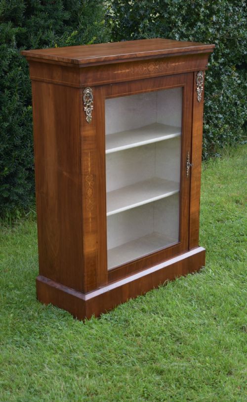 ANTIQUE ENGLISH VICTORIAN PIER CABINET IN WALNUT CIRCA 1850'S - ADDITIONAL PHOTO 1