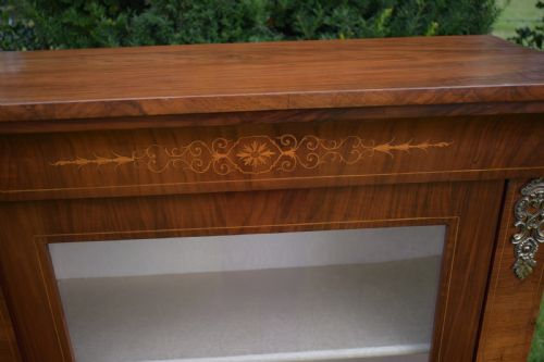 ANTIQUE ENGLISH VICTORIAN PIER CABINET IN WALNUT CIRCA 1850'S - ADDITIONAL PHOTO 3