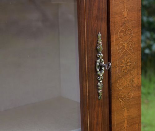 ANTIQUE ENGLISH VICTORIAN PIER CABINET IN WALNUT CIRCA 1850'S - ADDITIONAL PHOTO 9