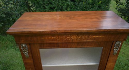 ANTIQUE ENGLISH VICTORIAN PIER CABINET IN WALNUT CIRCA 1850'S - ADDITIONAL PHOTO 11