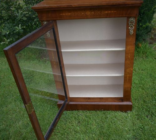 ANTIQUE ENGLISH VICTORIAN PIER CABINET IN WALNUT CIRCA 1850'S - ADDITIONAL PHOTO 12