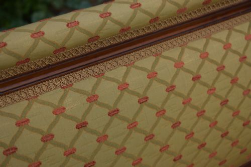 ANTIQUE FRENCH WALNUT UPHOLSTERED COUCHSOFA CIRCA 1880'S - ADDITIONAL PHOTO 10
