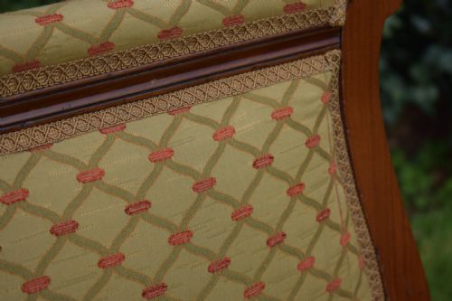 ANTIQUE FRENCH WALNUT UPHOLSTERED COUCHSOFA CIRCA 1880'S - ADDITIONAL PHOTO 15