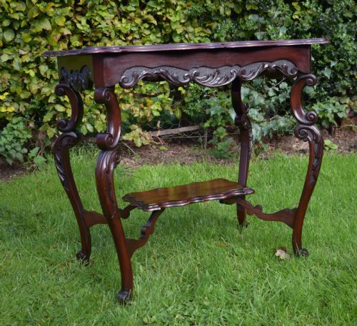 ANTIQUE ENGLISH VICTORIAN OCCASIONAL TABLE - ADDITIONAL PHOTO 4