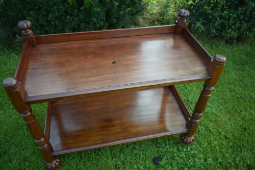ANTIQUE ENGLISH WILLIAM IV BUFFET STAND - ADDITIONAL PHOTO 8