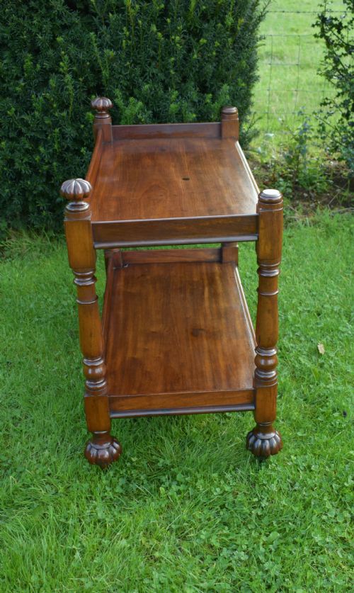 ANTIQUE ENGLISH WILLIAM IV BUFFET STAND - ADDITIONAL PHOTO 10