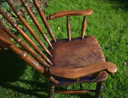 ANTIQUE ENGLISH VICTORIAN ARM CHAIR - ADDITIONAL PHOTO 12