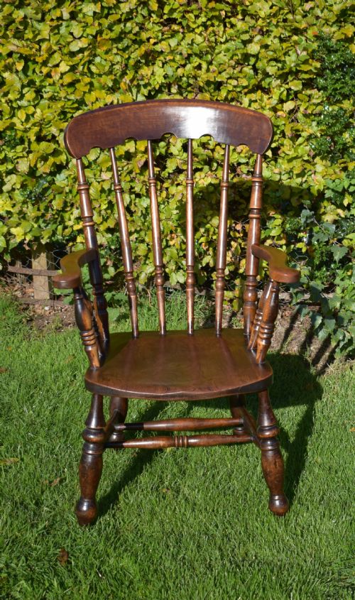 ANTIQUE ENGLISH VICTORIAN ARM CHAIR - ADDITIONAL PHOTO 14