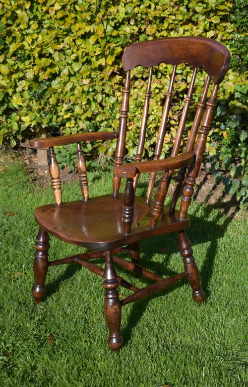 ANTIQUE ENGLISH VICTORIAN ARM CHAIR - ADDITIONAL PHOTO 15
