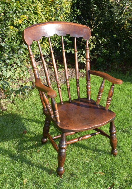 ANTIQUE ENGLISH VICTORIAN ARM CHAIR - ADDITIONAL PHOTO 16