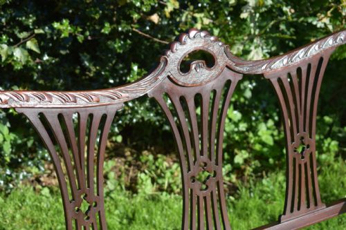 ANTIQUE ENGLISH VICTORIAN COUCH WINDOW SEAT - ADDITIONAL PHOTO 3