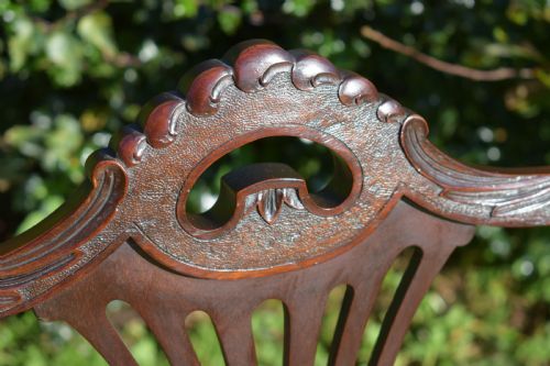 ANTIQUE ENGLISH VICTORIAN COUCH WINDOW SEAT - ADDITIONAL PHOTO 10