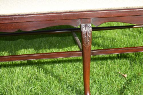ANTIQUE ENGLISH VICTORIAN COUCH WINDOW SEAT - ADDITIONAL PHOTO 14