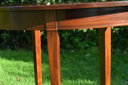 ANTIQUE GEORGIAN PERIOD DEMILUNE CONSOLE TABLES - ADDITIONAL PHOTO 8