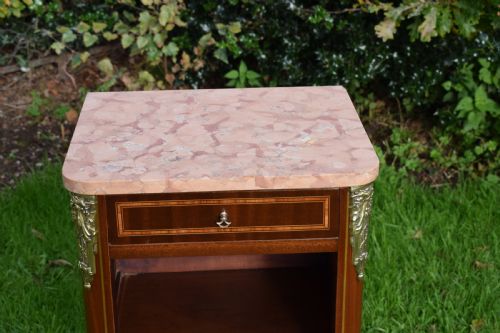 ANTIQUE BEDSIDE CABINET - ADDITIONAL PHOTO 15