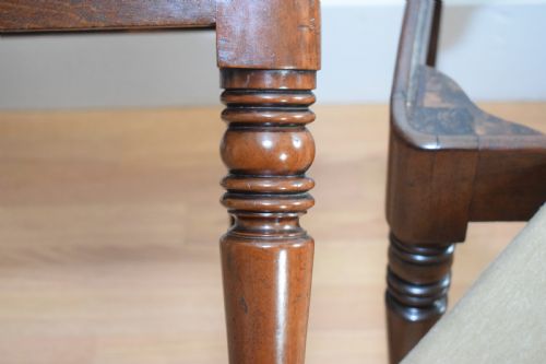 ANTIQUE REGENCY SET OF 4 DINING CHAIRS - ADDITIONAL PHOTO 14