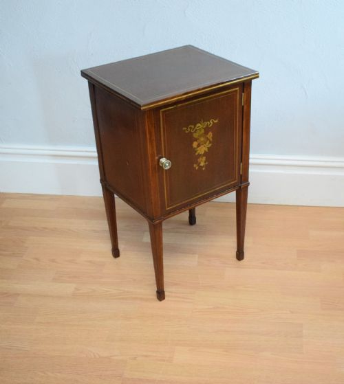 antique edwardian bedside cupboard - CATEGORY: ANTIQUE CUPBOARDS - DATED EDWARDIAN