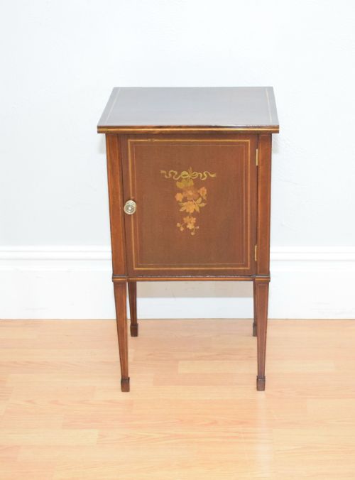 ANTIQUE EDWARDIAN BEDSIDE CUPBOARD - ADDITIONAL PHOTO 15