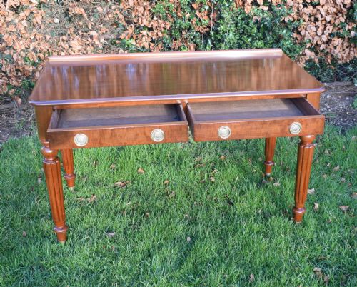 ANTIQUE VICTORIAN 2 DRAWER TABLE - ADDITIONAL PHOTO 7