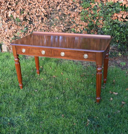 ANTIQUE VICTORIAN 2 DRAWER TABLE - ADDITIONAL PHOTO 9
