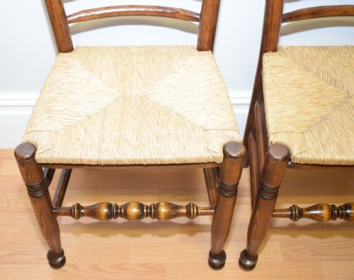EARLY 20TH CENTURY SET OF 6 SPINDLE BACK CHAIRS - ADDITIONAL PHOTO 17