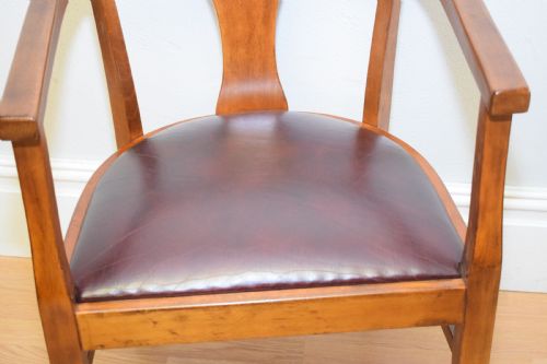 EARLY 20TH CENTURY DESK CHAIR - ADDITIONAL PHOTO 1