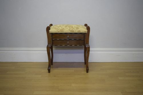 ANTIQUE PIANO STOOL - ADDITIONAL PHOTO 1