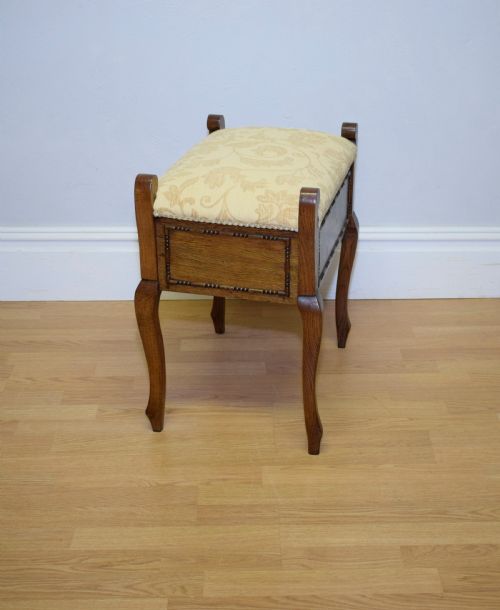 ANTIQUE PIANO STOOL - ADDITIONAL PHOTO 5