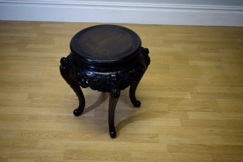 ANTIQUE CHINESE JARDINIRE STAND - ADDITIONAL PHOTO 1