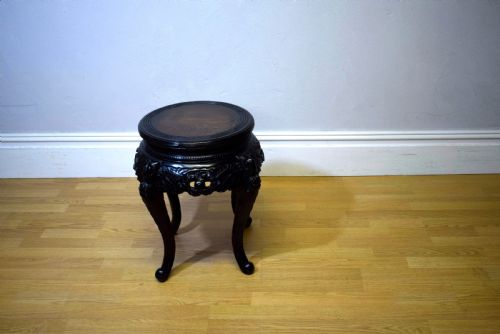 ANTIQUE CHINESE JARDINIRE STAND - ADDITIONAL PHOTO 6